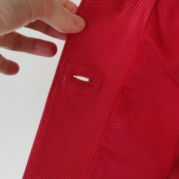 Red Genuine High Quality Lamb Leather Jacket ✳️✳️✳️ - Picture 5 of 14